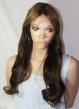 22" Medium Brown Blonde Bayalage Highlights Full Lace Wig