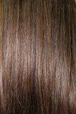 18" Dark Brown Black Lace Front Wig